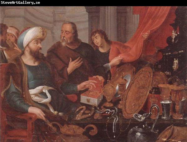 unknow artist Croeseus showing Solon his Riches